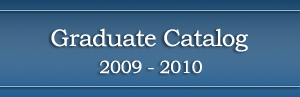 Graduate Catalog 2010, 2011, 2012
